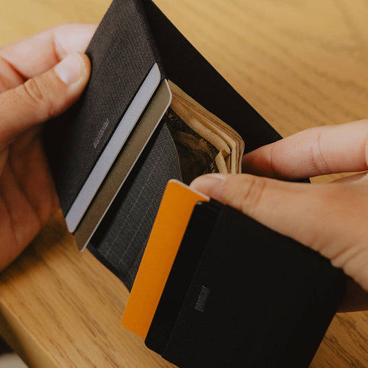 Peak Design Everyday Billfold Wallet product detail and lifestyle image | Peak Design Australia | CameraHUB