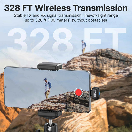 BOYA Mini Wireless Lavalier Microphone System