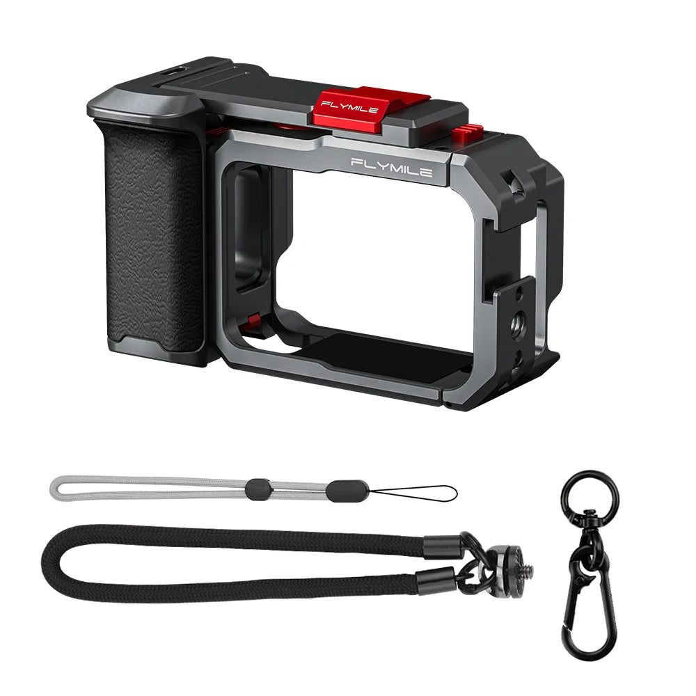 Flymile Camera Cage & Handle Grip Kit for Insta360 GO Ultra