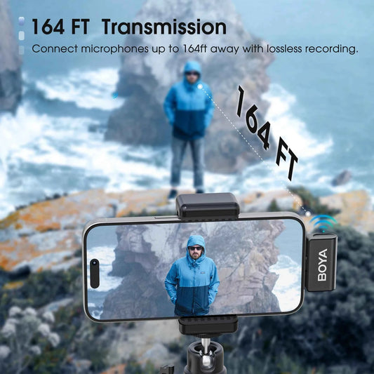 BOYA Omic Wireless Lavalier Microphone System
