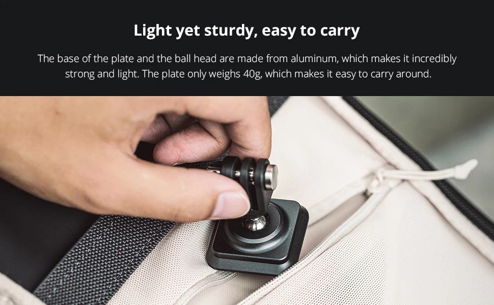 PGYTECH Arca Quick Release Plate for Action Cameras