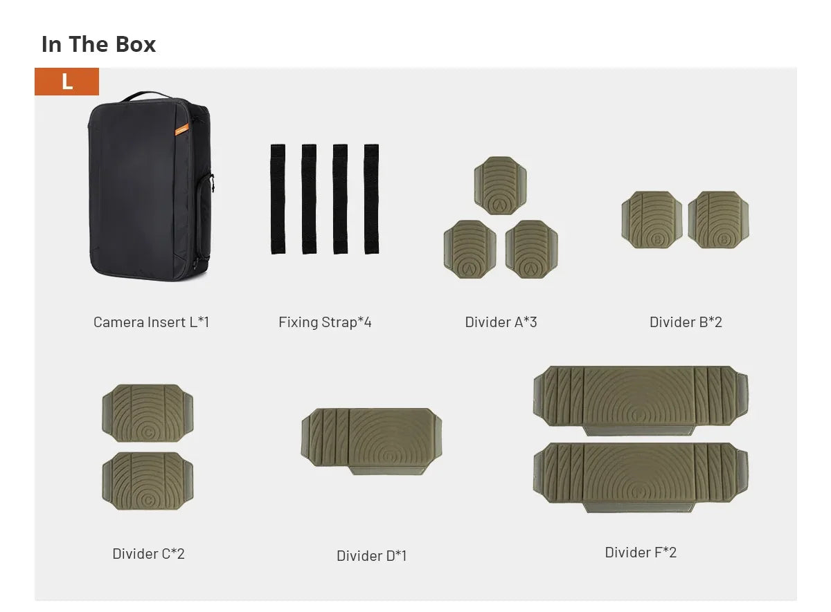 PGYTECH Camera Insert Bag L