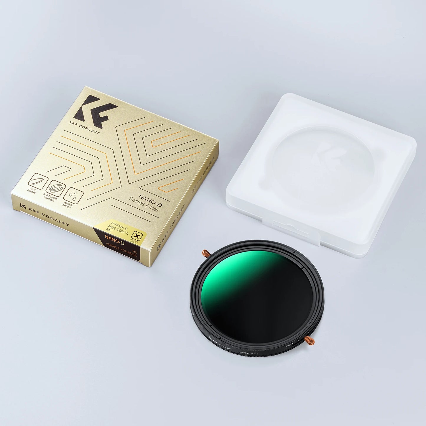 K&F ND2-ND32 Variable ND + CPL Lens Filter