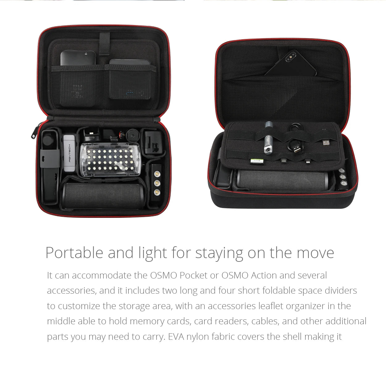 PGYTECH Carrying Case for DJI Pocket & Action Cameras