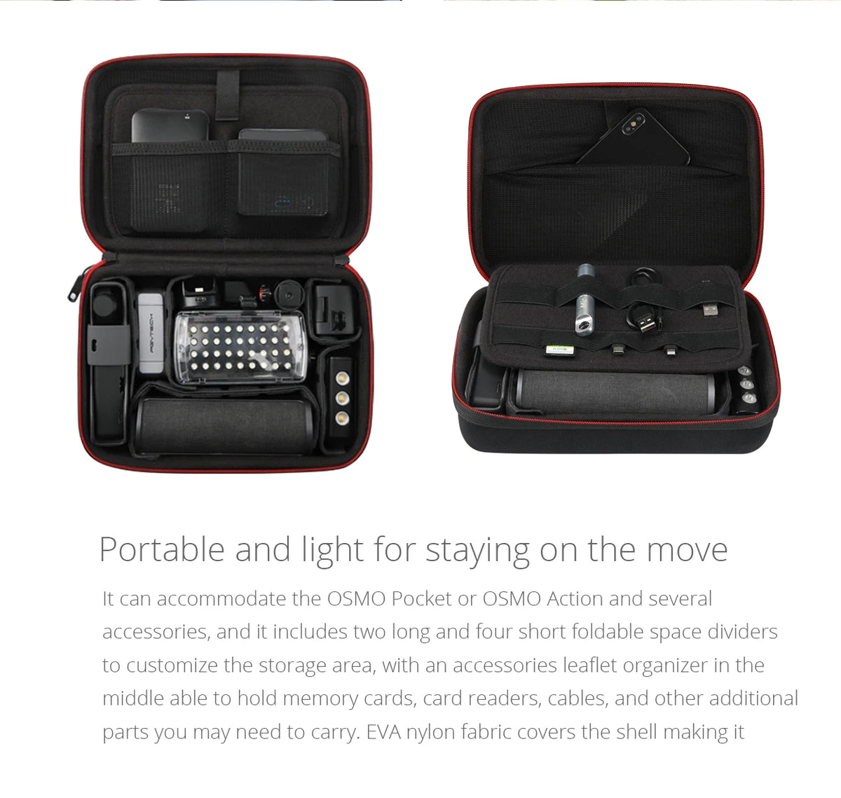 PGYTECH Camera Carrying Case for DJI & Action Camera Gear