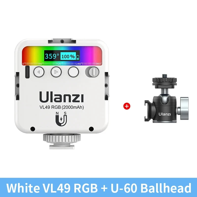 Ulanzi VL49 RGB Magnetic LED Video Light