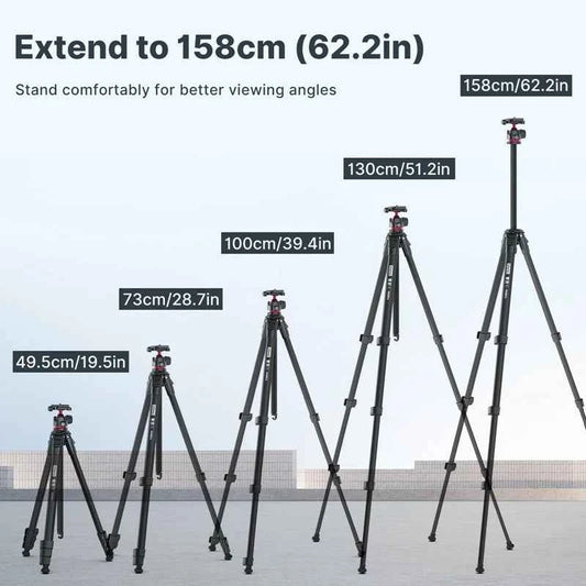 Ulanzi OMBRA YING 62.2-Inch Aluminium Travel Tripod