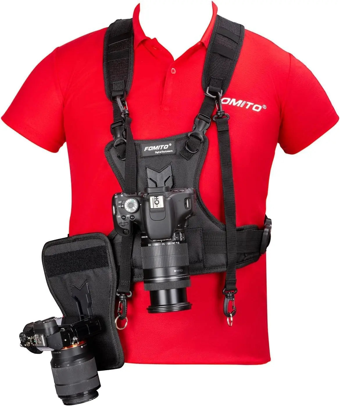 FOMITO Dual Camera Harness & Chest Carry System