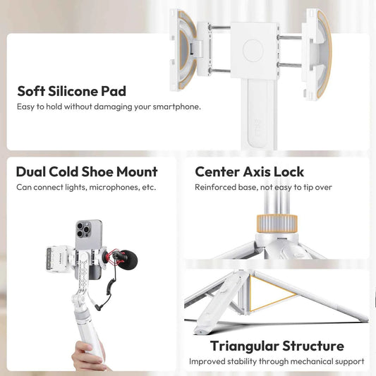 Ulanzi TT88 Overhead Phone Tripod with Magnetic Clamp