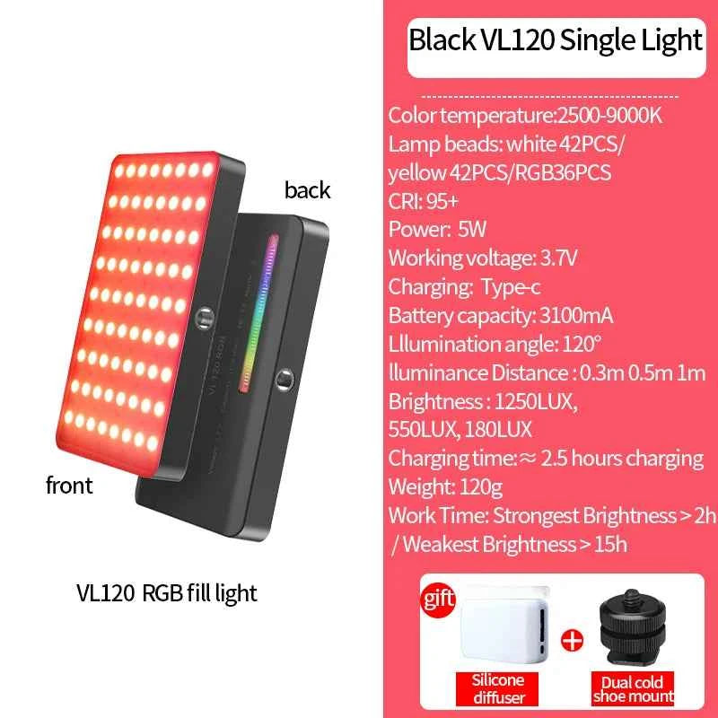 Ulanzi VL120 RGB LED Video Light