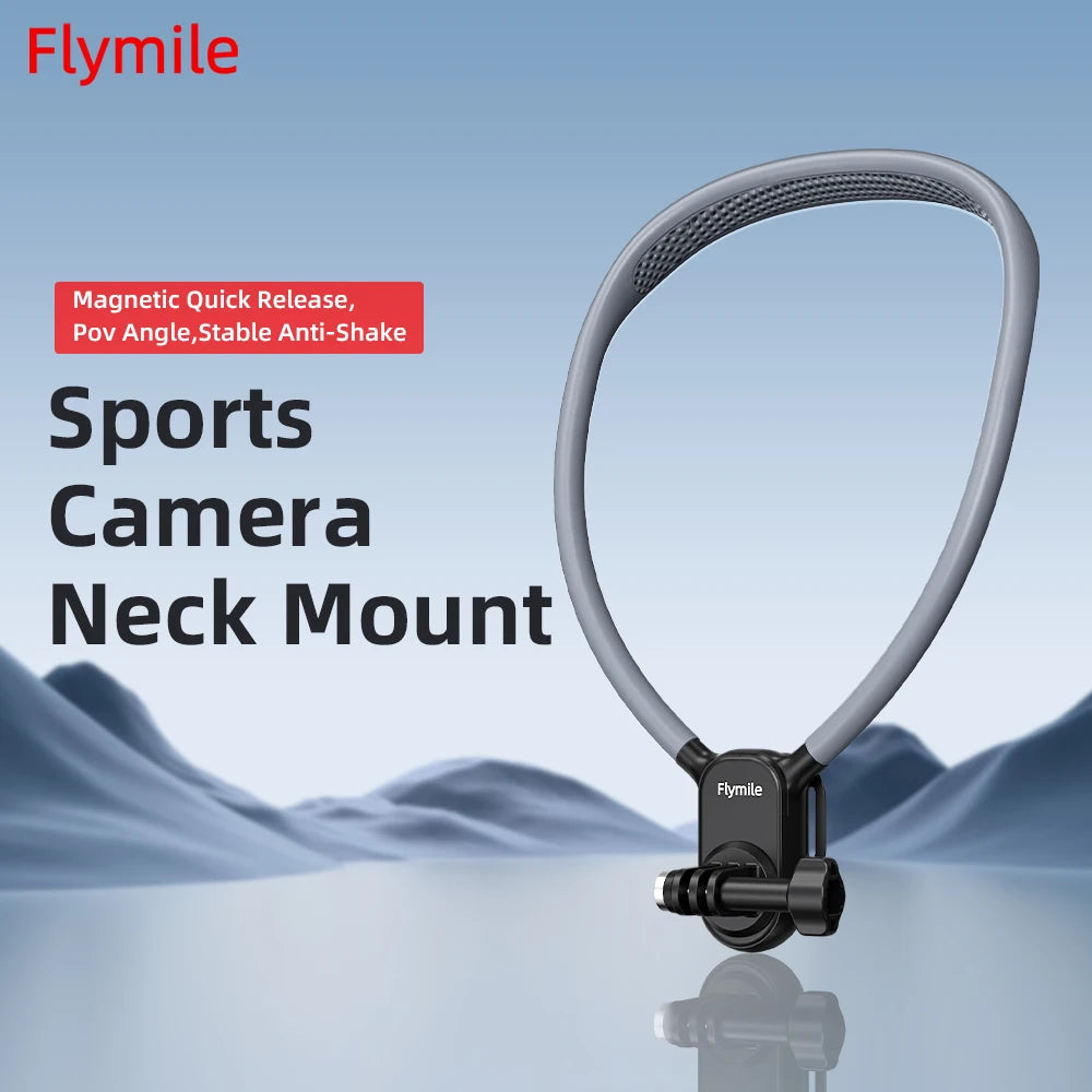 Flymile Foldable POV Neck Mount for Action Cameras