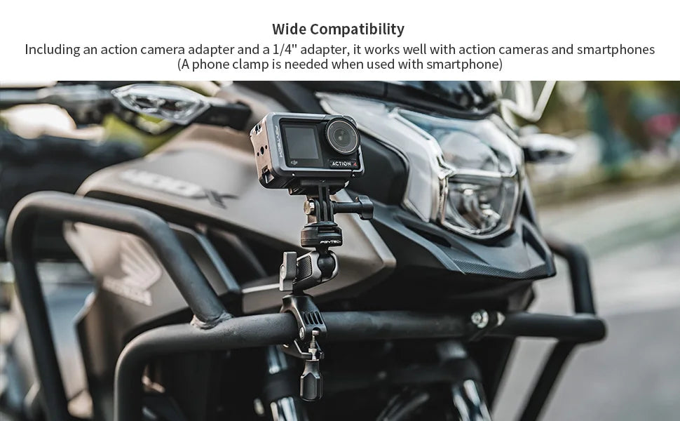 PGYTECH CapLock Bike & Motorcycle Handlebar Mount