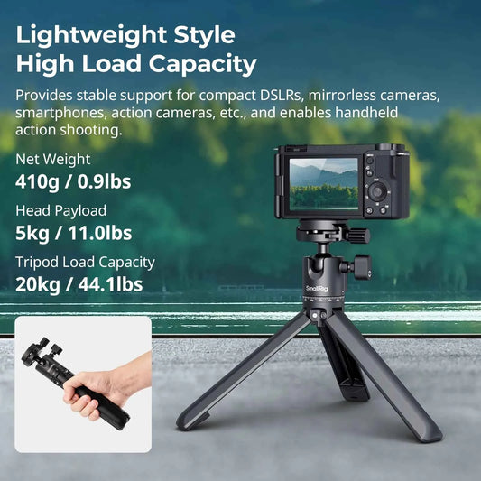 SmallRig 4630 Metal Tabletop Tripod with Arca-Swiss Quick Release Plate