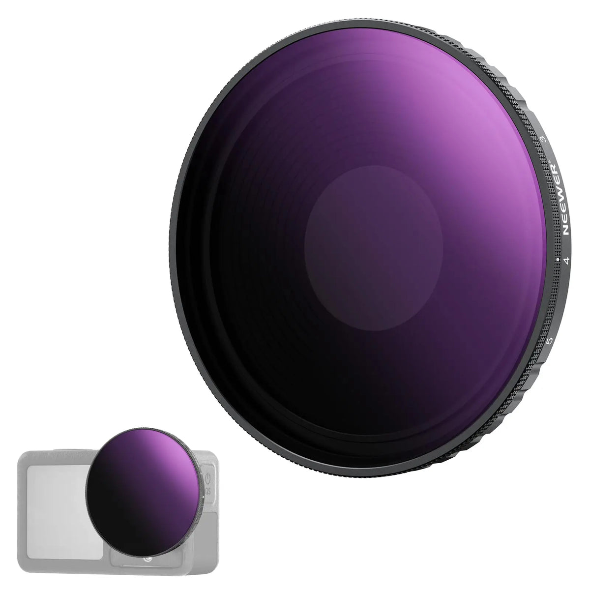 NEEWER ND/PL Filter Set for DJI Osmo Action Cameras