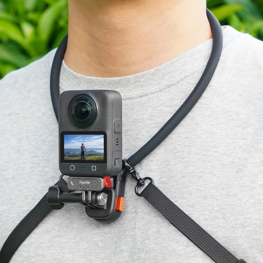 Flymile Magnetic POV Neck Mount for DJI, Insta360 & GoPro