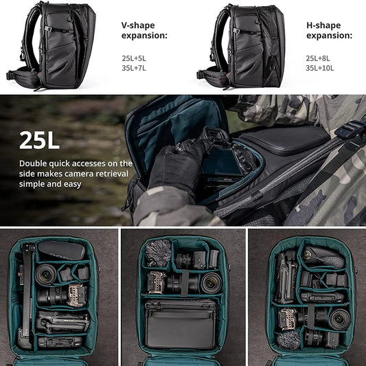 PGYTECH OneMo 2 Camera Backpack - 25L with 8L