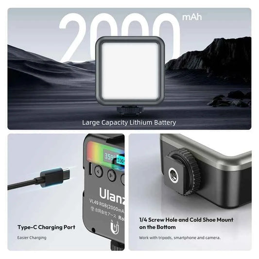Ulanzi VL49 RGB Magnetic LED Video Light