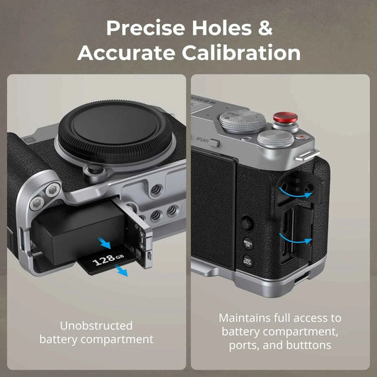 SmallRig L-Shape Mount Plate with Silicone Handle for Fujifilm X-M5