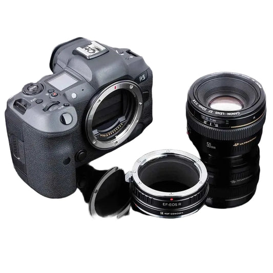 K&F CONCEPT Lens Mount Adapter for Canon EOS EF FD Nikon F PK C/Y MAF OM MD Leica M T2 TAM M39 M42 Lens to Canon EOS R RF Camera