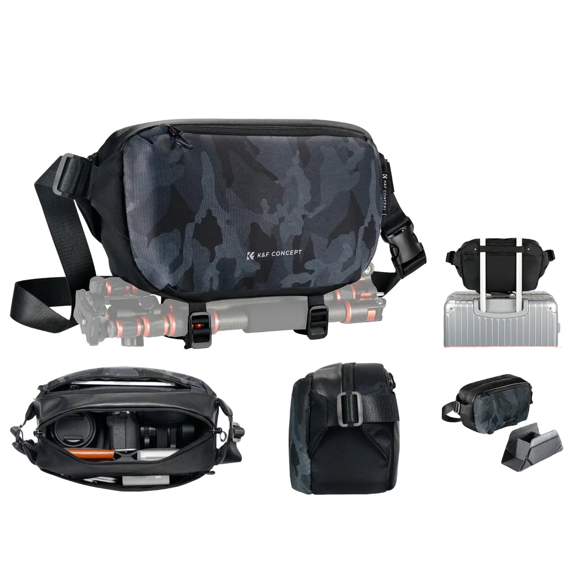 K&F 10L / 12L Camera Sling Bag - CameraHUB