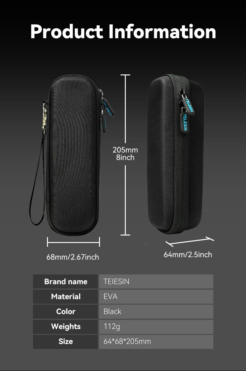 TELESIN Mini Protective Carry Bag for DJI Pocket 3 / Pocket 4