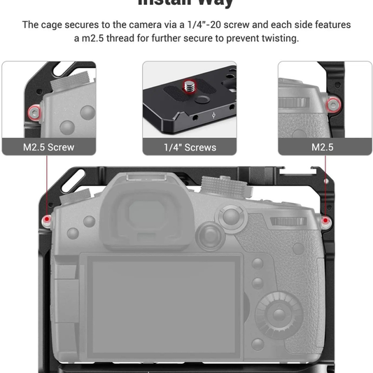 SmallRig 2646 Camera Cage for Panasonic Lumix GH5 / GH5S