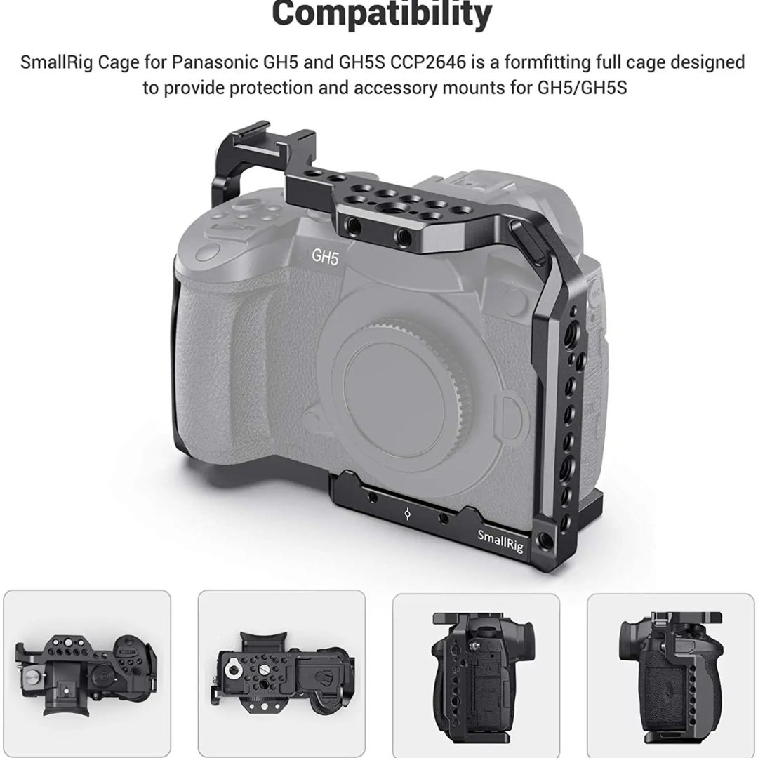 SmallRig 2646 Camera Cage for Panasonic Lumix GH5 / GH5S