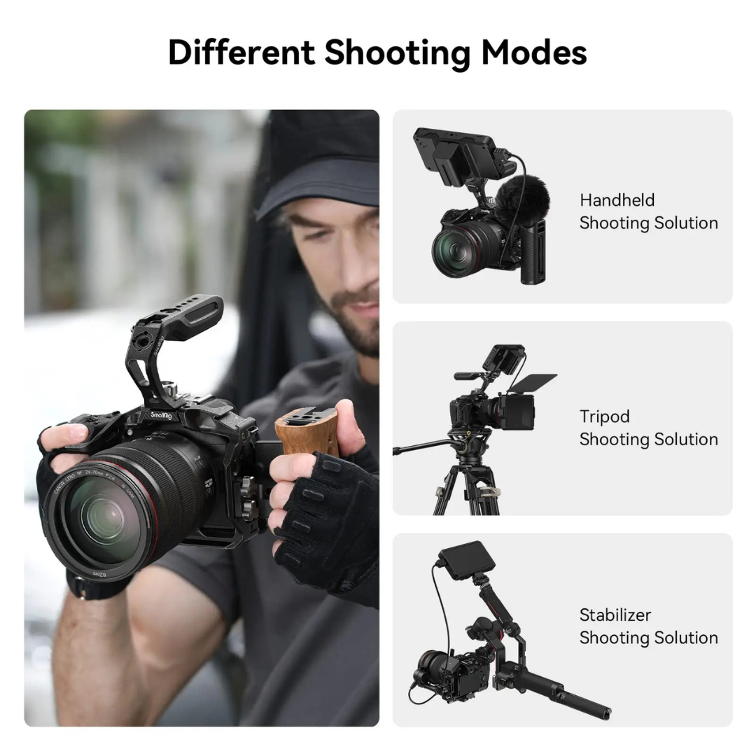 SmallRig Black Mamba Camera Cage for Canon EOS R7 / R10