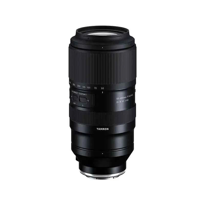 Tamron 50–400mm F/4.5–6.3 Di III VC VXD Lens for Sony E
