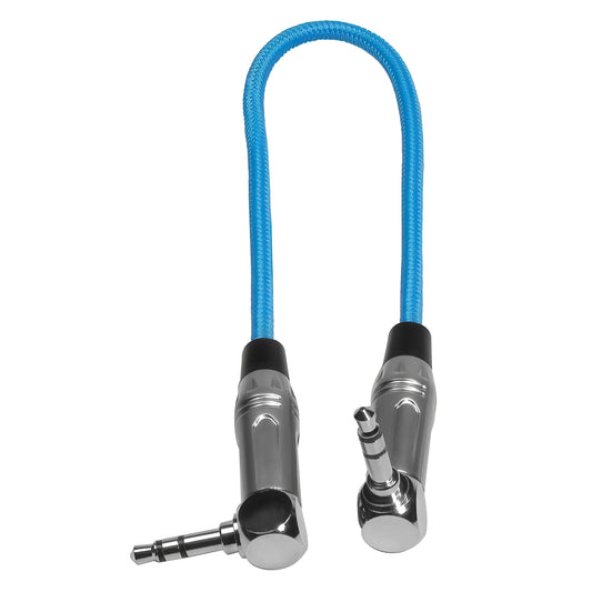 Kondor Blue 3.5mm right-angle timecode cable connector detail