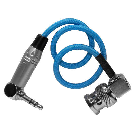 Kondor Blue BNC to 3.5mm timecode cable connector detail