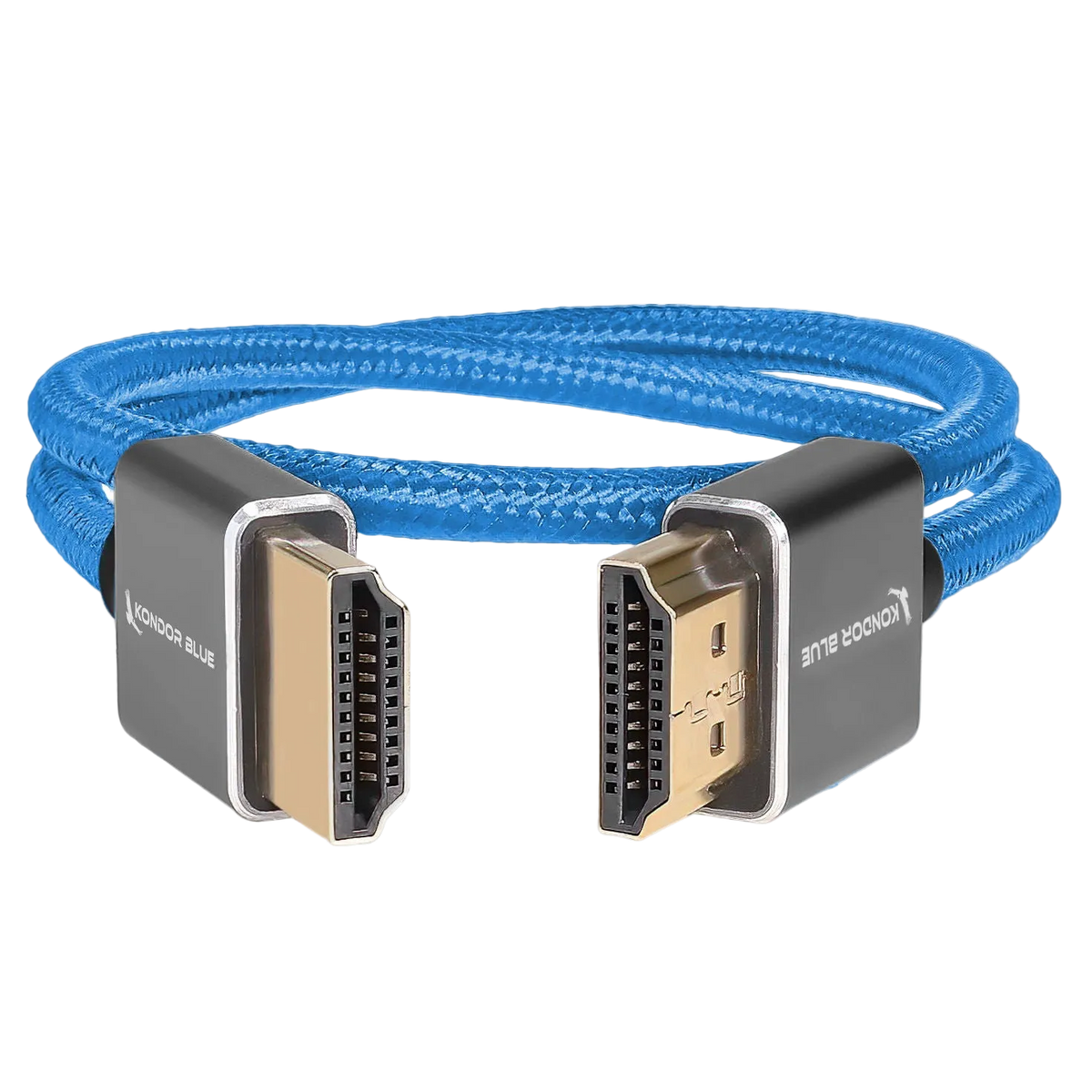 Kondor Blue 16 inch HDMI to HDMI cable Blue