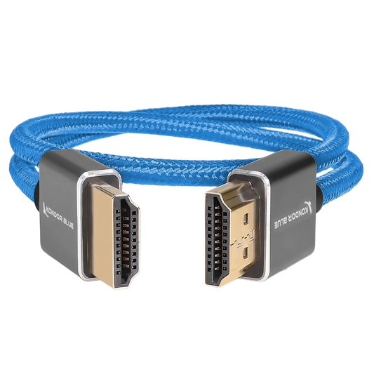 Kondor Blue 16 inch HDMI to HDMI cable Blue