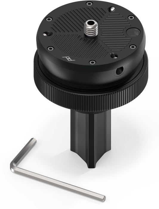Peak Design Pro Tripod Leveling Base lifestyle and product image | Peak Design Australia