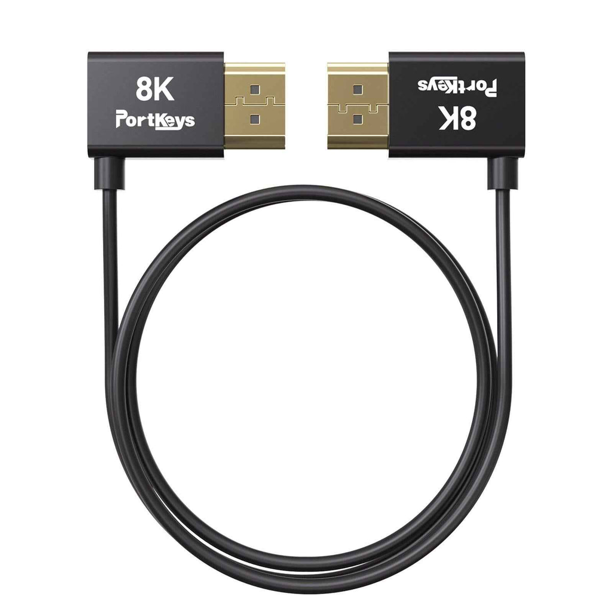 Portkeys Ultra-Thin 10-Core Coaxial HDMI Cable Set 30cm + 1m