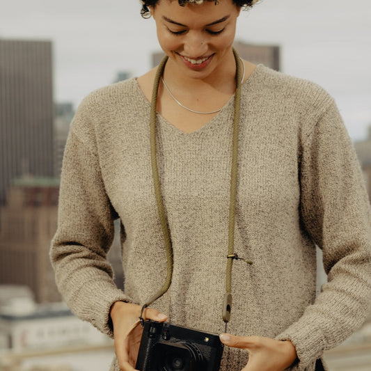 Peak Design Form Rope Camera Strap product detail and lifestyle image | Peak Design Australia | CameraHUB
