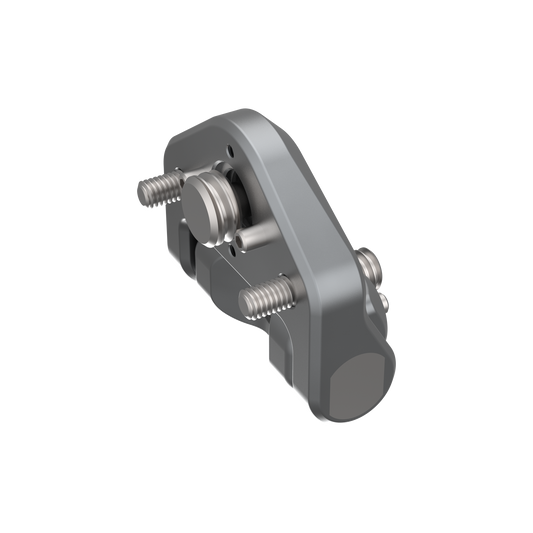 Kondor Blue Mini Pivot L Mount Bracket Space Gray pivot detail