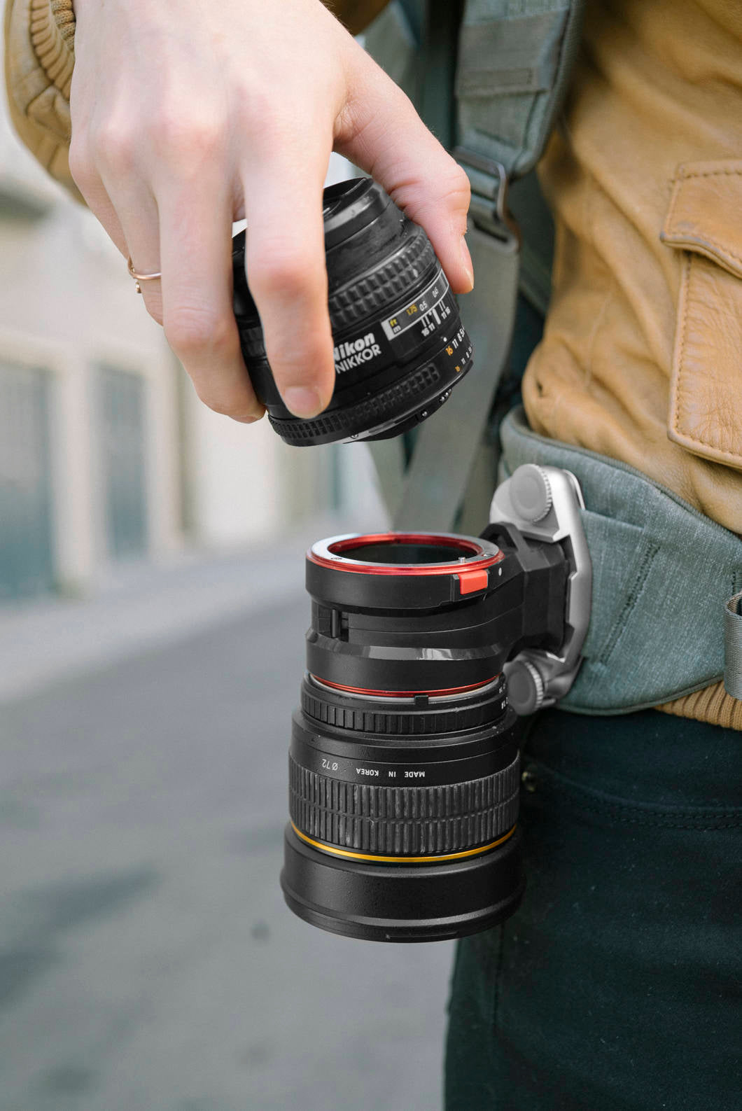 Peak Design Lens Kit product detail and lifestyle image | Peak Design Australia | CameraHUB
