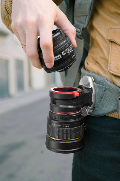 Peak Design Lens Kit product detail and lifestyle image | Peak Design Australia | CameraHUB