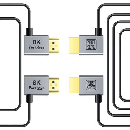 Portkeys Ultra-Thin HDMI A-to-A Cable – 1m