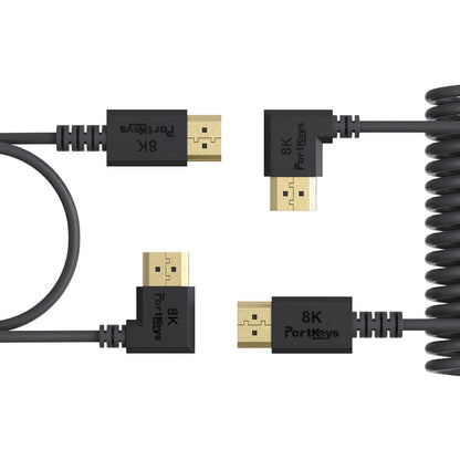 Portkeys Twisted-Pair HDMI Cable Set – 30cm + 1m