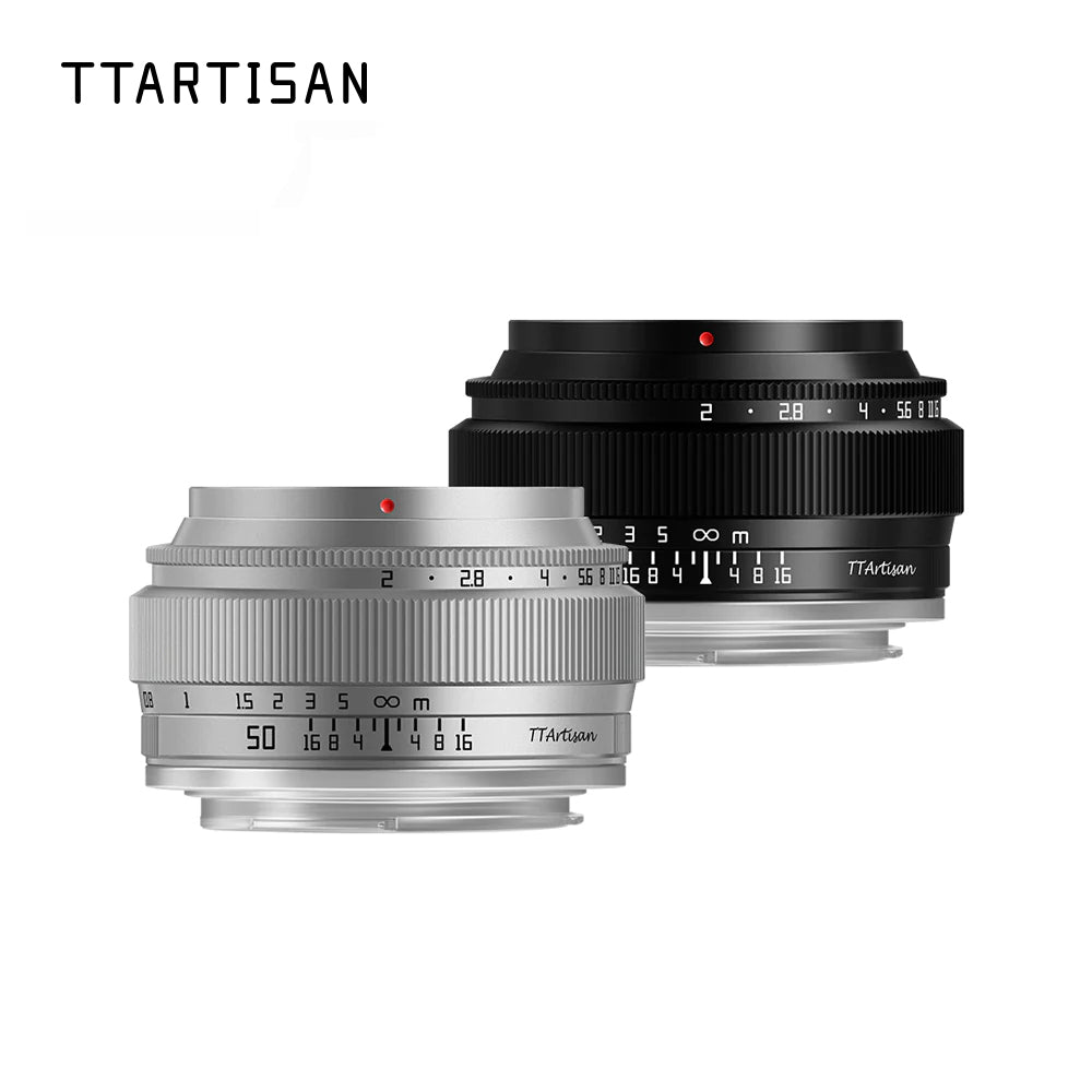 TTArtisan 50mm f/2 Manual Focus Lens – Black – Sony E / Black