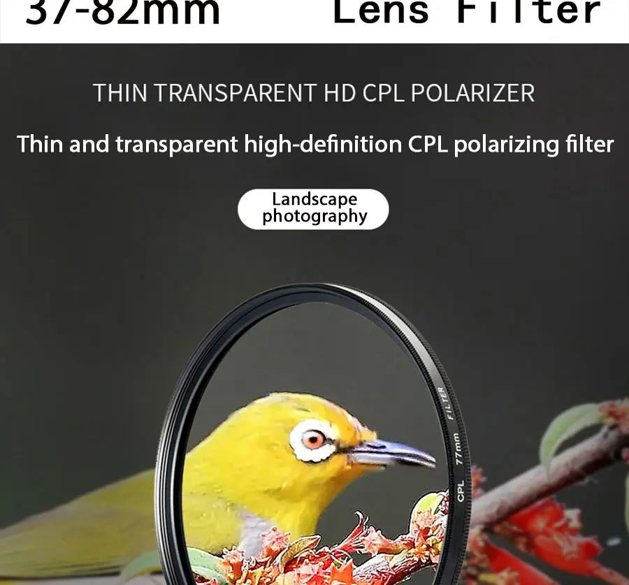 ERIKOLE CPL Circular Polarising Filter for Camera Lenses