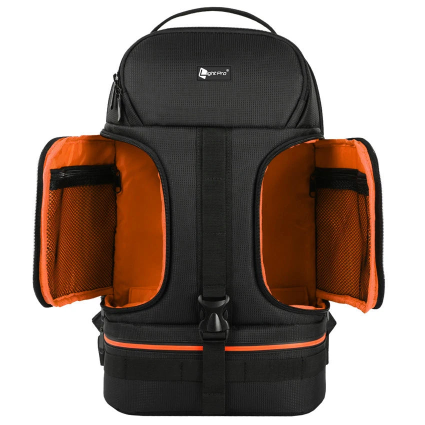 15.6 Inch Laptop Camera Backpack with Reflective Stripe
