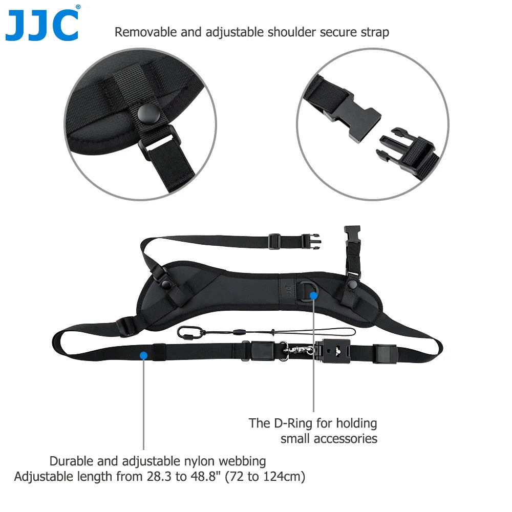 JJC Quick Release Camera Sling Strap with Arca-Swiss Plate