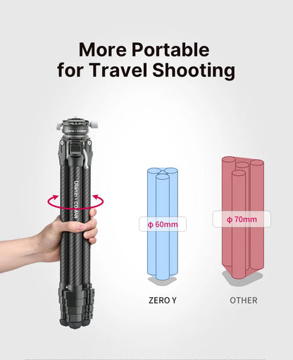 Ulanzi x COMAN Zero Y Carbon Fibre Travel Tripod