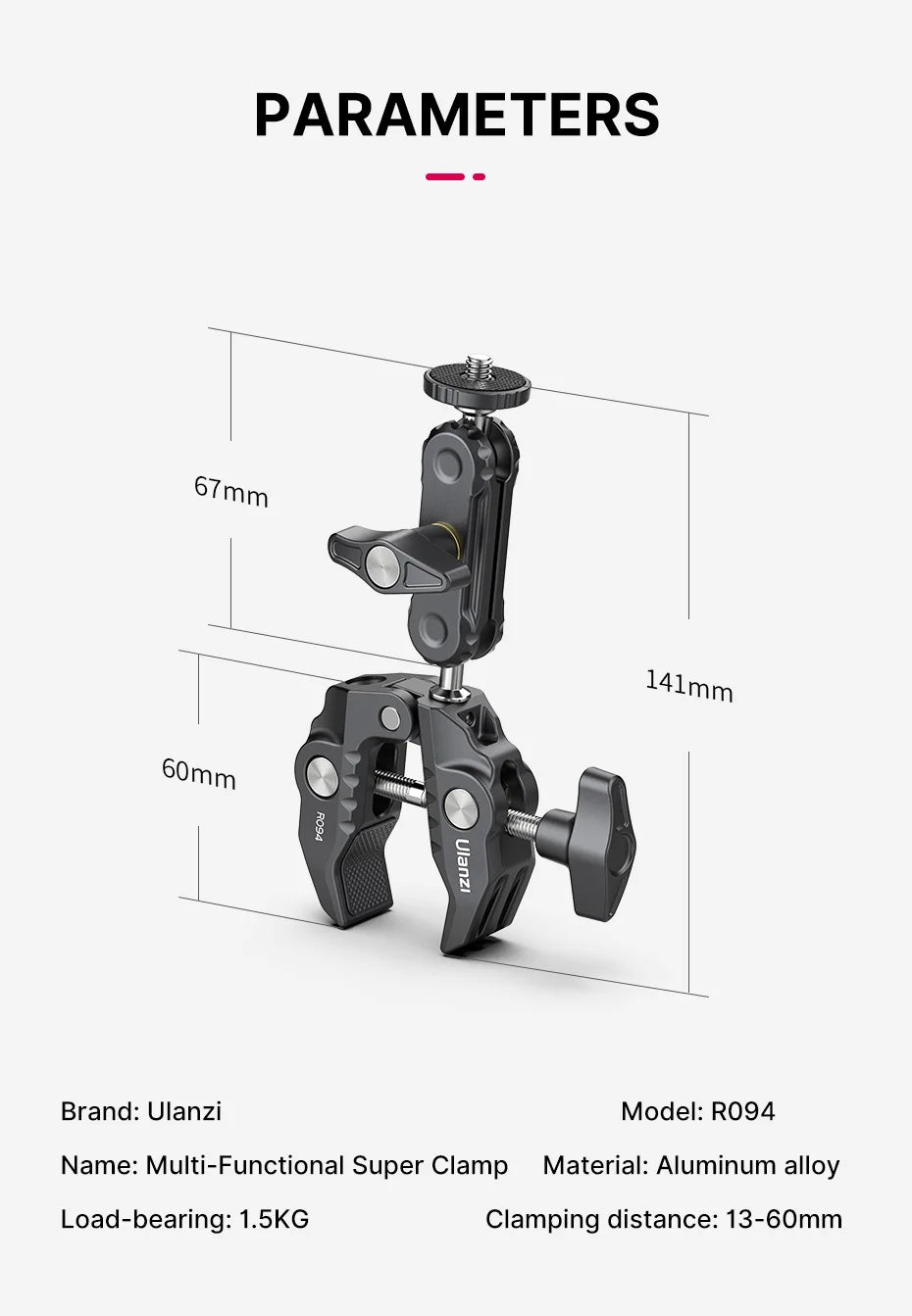 Ulanzi ST-29 Universal Tablet & Phone Tripod Mount