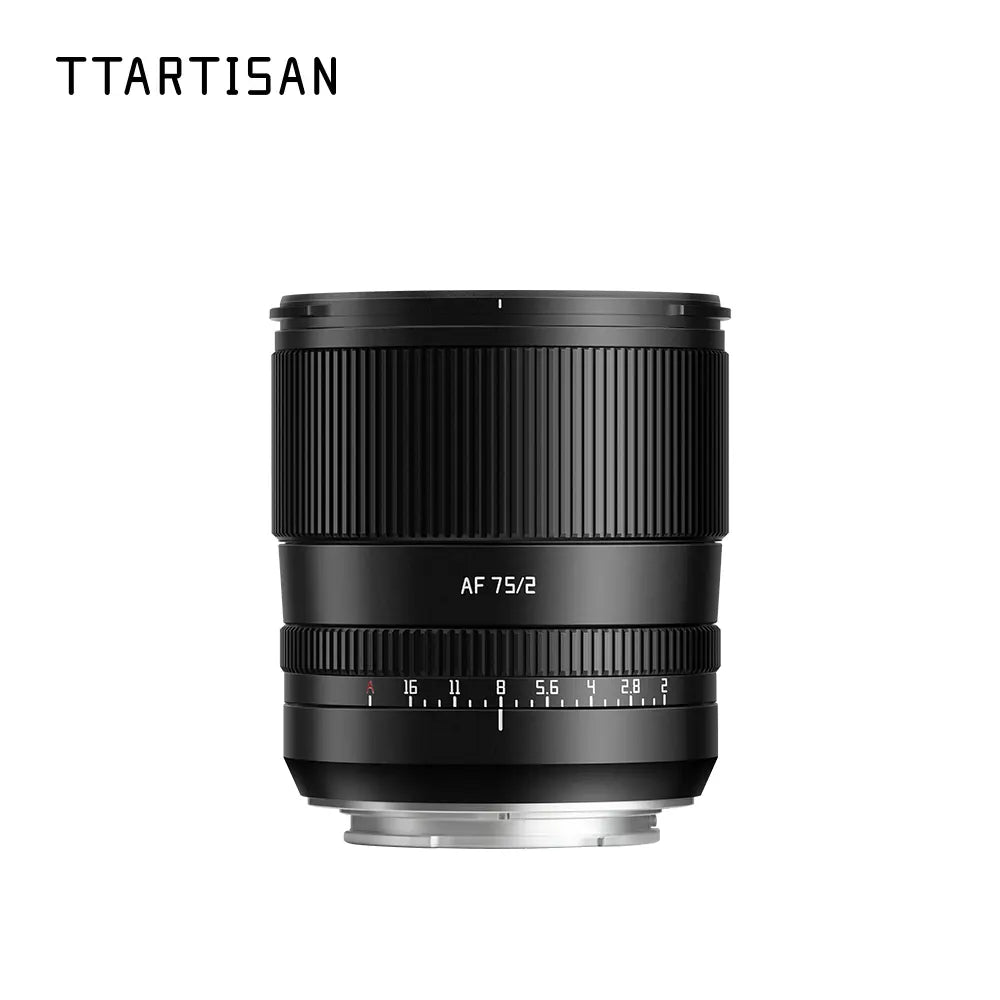 TTArtisan AF 75mm f/2 Portrait Lens – Black – Sony E / Black