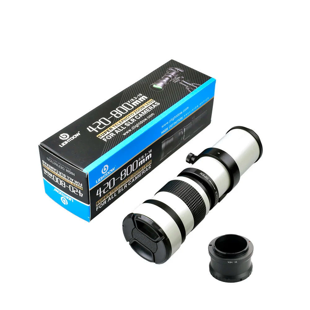 Lightdow 420-800mm f/8.3-16 Manual Super Telephoto Lens