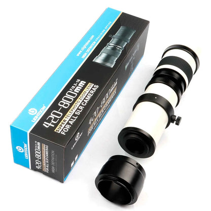 Lightdow 420-800mm f/8.3-16 Manual Super Telephoto Lens